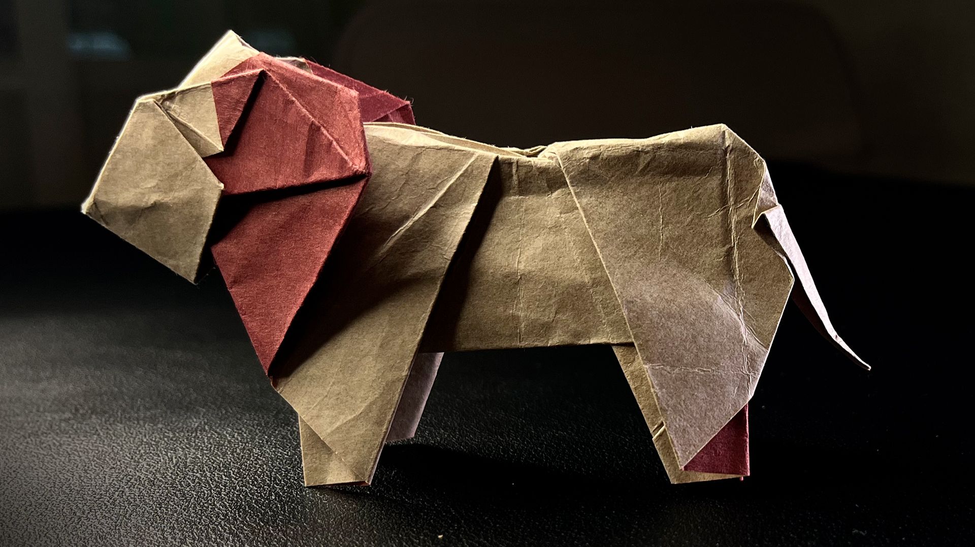 Оригами лев из бумаги - обучение | Как сделать из бумаги льва оригами