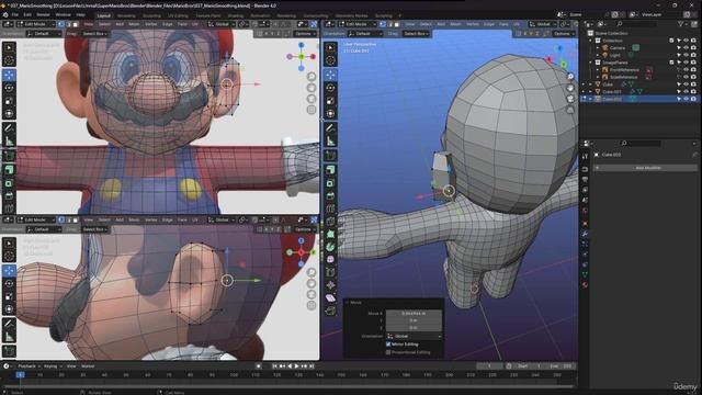 2.1 - Blender - Modeling Mario