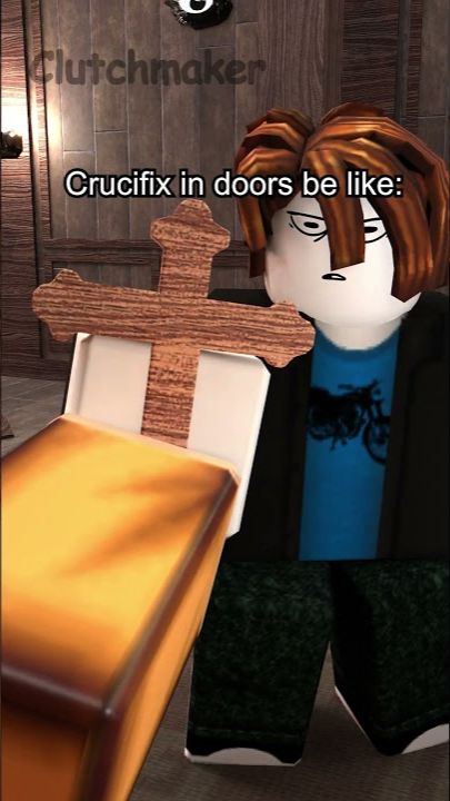 Crucifix in doors be like: #shorts #short #roblox #funny #robloxmemes
