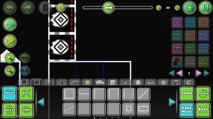 Строю левел в Geometry Dash 3 часть