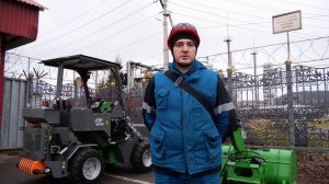 Работы по выравниванию грунта. Спецтехника FRONTMEN