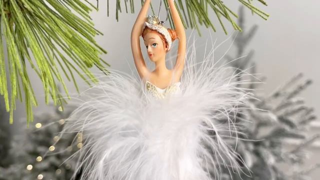 Елочная игрушка ДРИМ ДЭНС (Круазе), полистоун, 19 см, TR23136-2