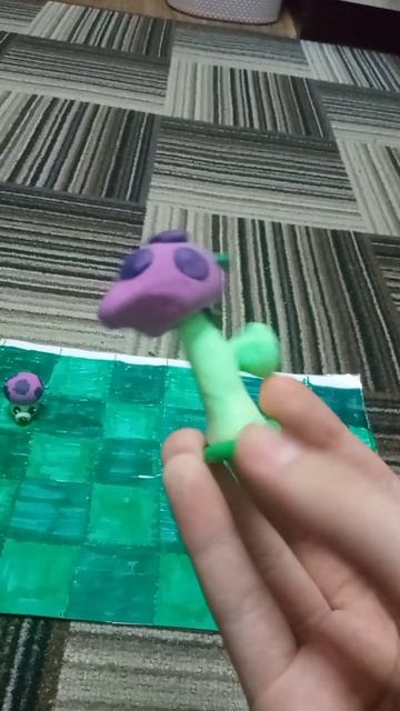 Улучшеные фигурки PvZ из воздушного пластилина часть 2