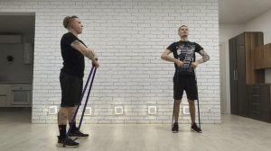 Силовая тренировка на верх тела с резиной. E-sport-media. Даниил Сергеевич