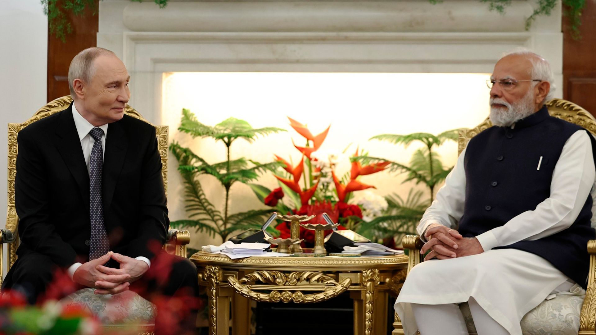Путин и Моди сделали первые совместные заявления