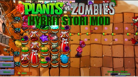 plants vs zombes hybrit stori
