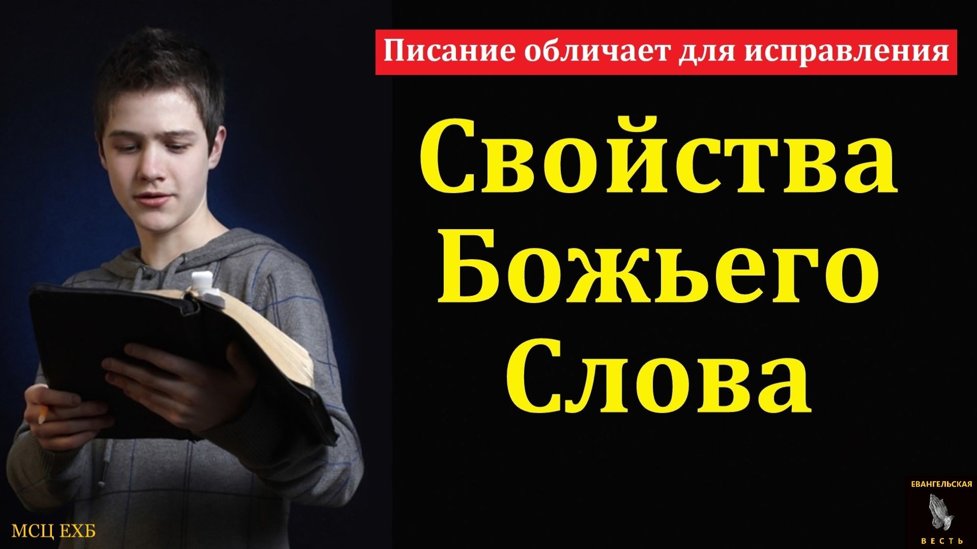 "Всё Писание Богодухновенно" В. А. Горбунов. МСЦ ЕХБ смотреть онлайн