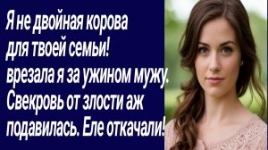 Истории со Смыслом/Я не двойная корова для твоей семьи.../Жизненные истории/Аудиорассказ