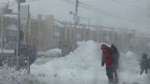 Циклон с ураганным ветром и метелями бушует на Камчатке