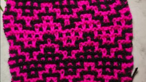 Мозаичное вязание спицами