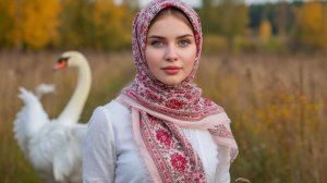 ©Белая лебёдушка-1. Сергей Весенин-стихи