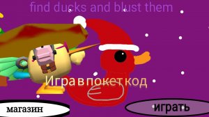 моя игра в покет код|find ducks and blust them