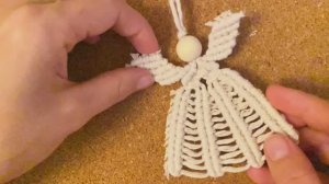 Ангел макраме мастер-класс пошагово. Новогодний декор своими руками