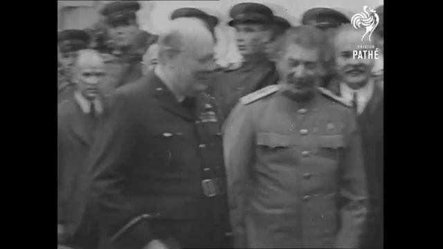 Иосиф Виссарионович Сталин в Иране (Тегеранская конференция 1943 г.), документальные кадры