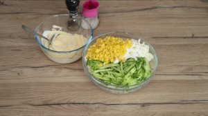 Рецепт салат капуста огурец кукуруза яйцо