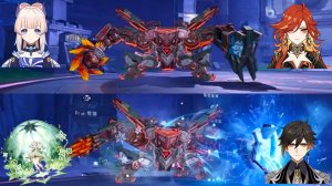 Genshin Impact: Как победить: Сверхтяжелый сухопутный крейсер Мобильная крепость