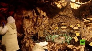 بعد تعرضها لهجوم إرهابي.. افتتاح إحدى أكبر مغارات الميلاد في كنيسة مار الياس بدمشق