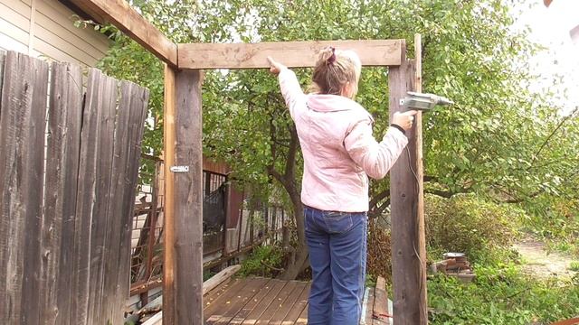 Постройка сарая-туалета своими руками. Начало. Сентябрь 2024 г.