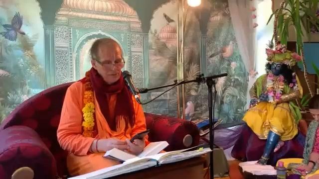 Лекция "Обещание Кришны Всегда защищать Своих преданных" от Е.С.Шачинандана Свами