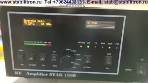 HF Amplifier STAB 1000Stab 1000 ver0.2 Amplifier 1200 Вт краткий отчет!