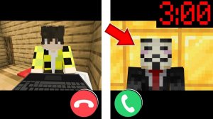 МНЕ ПОЗВОНИЛ ТАЙНЫЙ ПОКЛОННИК В 3 ЧАСА НОЧИ В МАЙНКРАФТ ! НАЙСИК БРО MINECRAFT