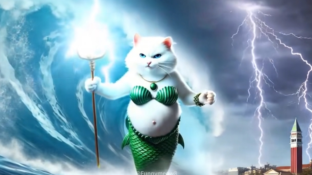 Кошка русалка мстит. Кошачьи истории.