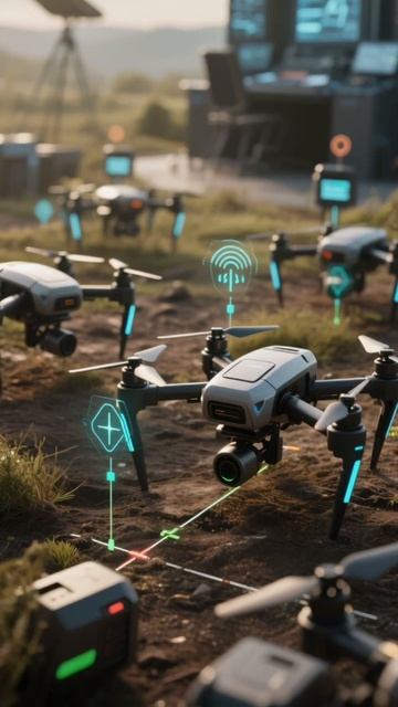 Дроны рои — новая стратегия войн