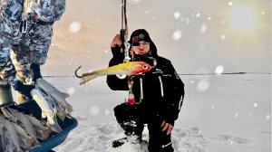 ОДНИ НА ЛЬДУ! ИЗ ГЛУБИН ПОСЛЕ ГОРБАЧЕЙ ПОШЛИ ЩУКИ!