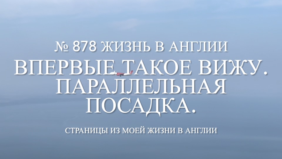 Впервые такое вижу. Параллельная посадка. Люси и Лилли. № 878 Жизнь в Англии