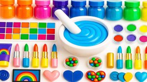 Мультики для детей. Делаем слайм для девочек из косметики. Смотреть онлайн мультики малышам