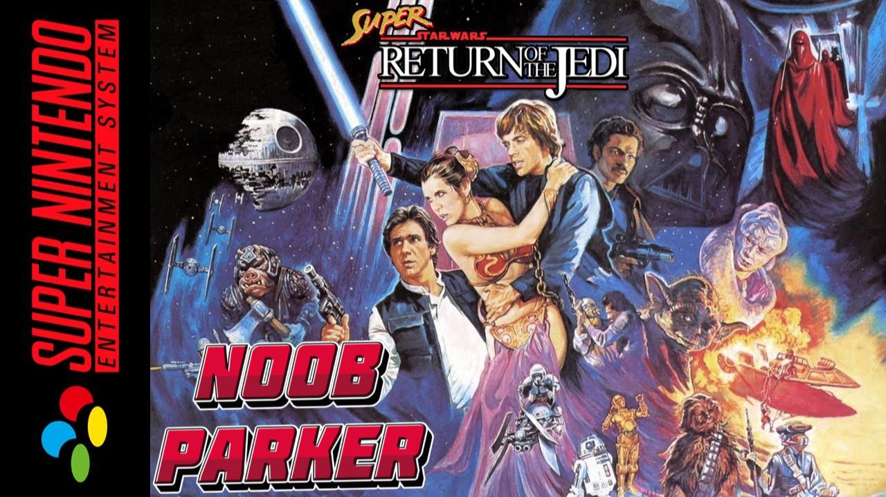 Star Wars Return of Jedi Super Nintendo Snes Ретро аркада.