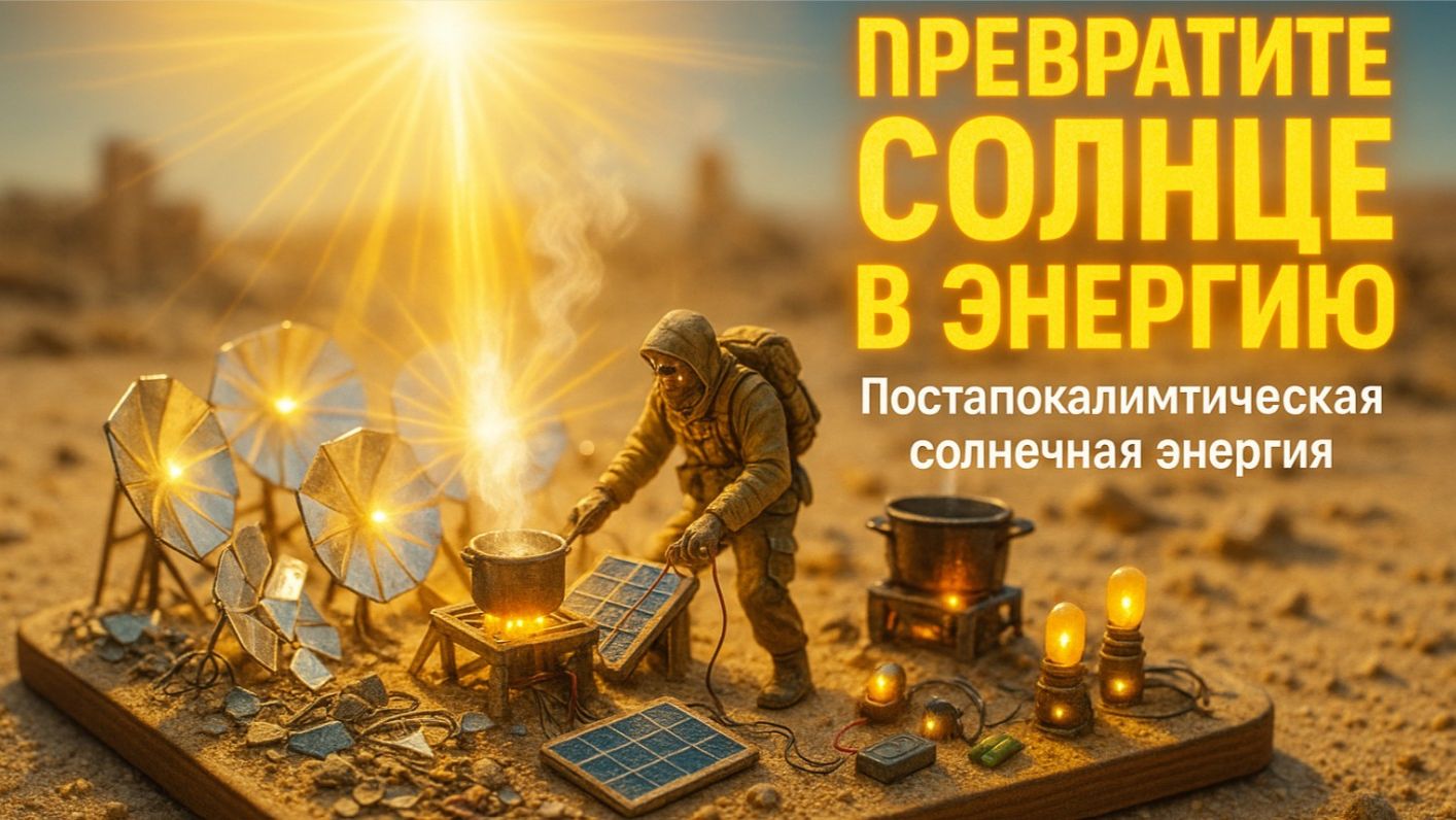 Бесплатная энергия навсегда: самодельная солнечная энергия, когда сеть выйдет из строя