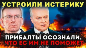 ПРИБАЛТЫ ПОНЯЛИ, ЧТО РОССИЯ ИХ ДАВНО НЕ ВОСПРИНИМАЕТ ВСЕРЬЁЗ
