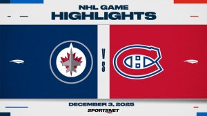 04.12.2025 | ОБЗОР МАТЧА | Монреаль Канадиенс - Виннипег Джетс | Highlights
