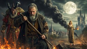 Dj Lyric+AI - КОЧЕГАР И ЧЁРТ (мульфильм, нейроклип, kling ai)