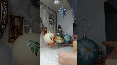 Что было в старом чемодане? Елочные игрушки. Часть вторая.