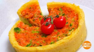 Готовим картофельную запеканку с овощами. Доброе утро. Фрагмент выпуска от 05.12.2025