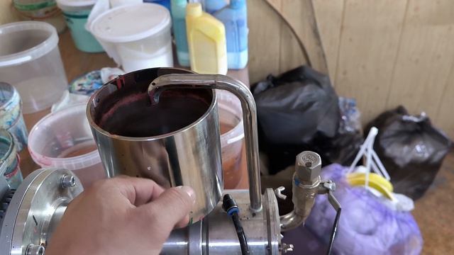 Бисерная мельница горизонтальная лабораторная проточная 0,4 литра