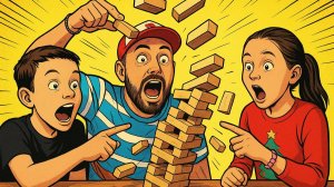 ДЖЕНГА С УСЛОЖНЕНИЕМ: Китайские палочки VS  Завязанные руки!