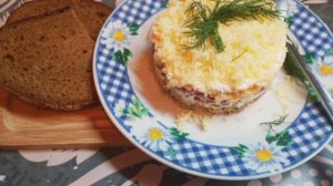 ❄️🌲Новогодняя рубрика ❄️🌲Салат" Русская Красавица" в новом варианте.