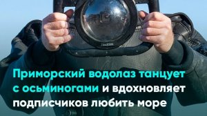 Приморский водолаз танцует с осьминогами и вдохновляет подписчиков любить море