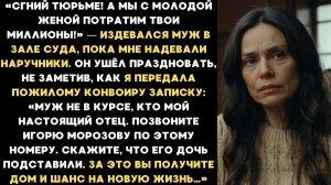 Муж Отправил Меня В Тюрьму, Но Конвоир Узнал Моего Отца И Сказал: Завтра Твой Муж Потеряет Всё