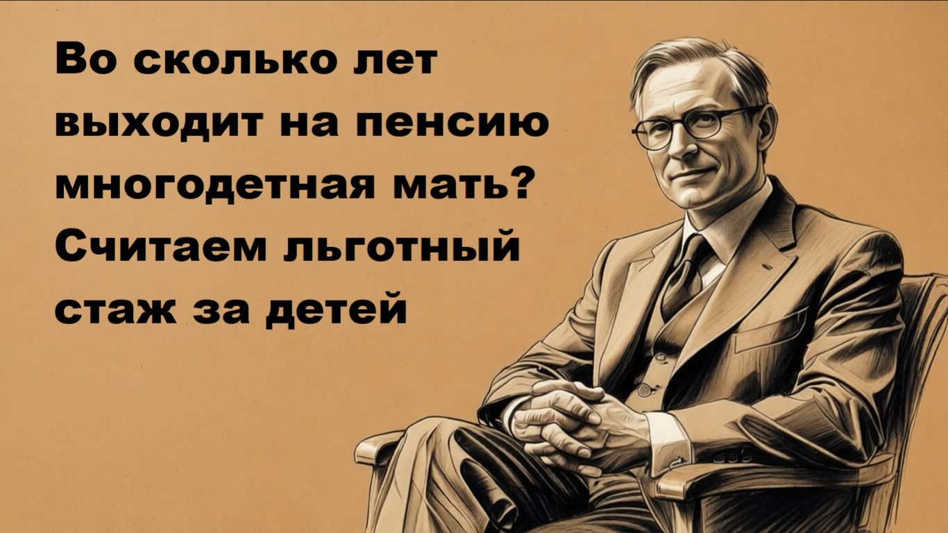 Во сколько выходят на пенсию многодетные матери