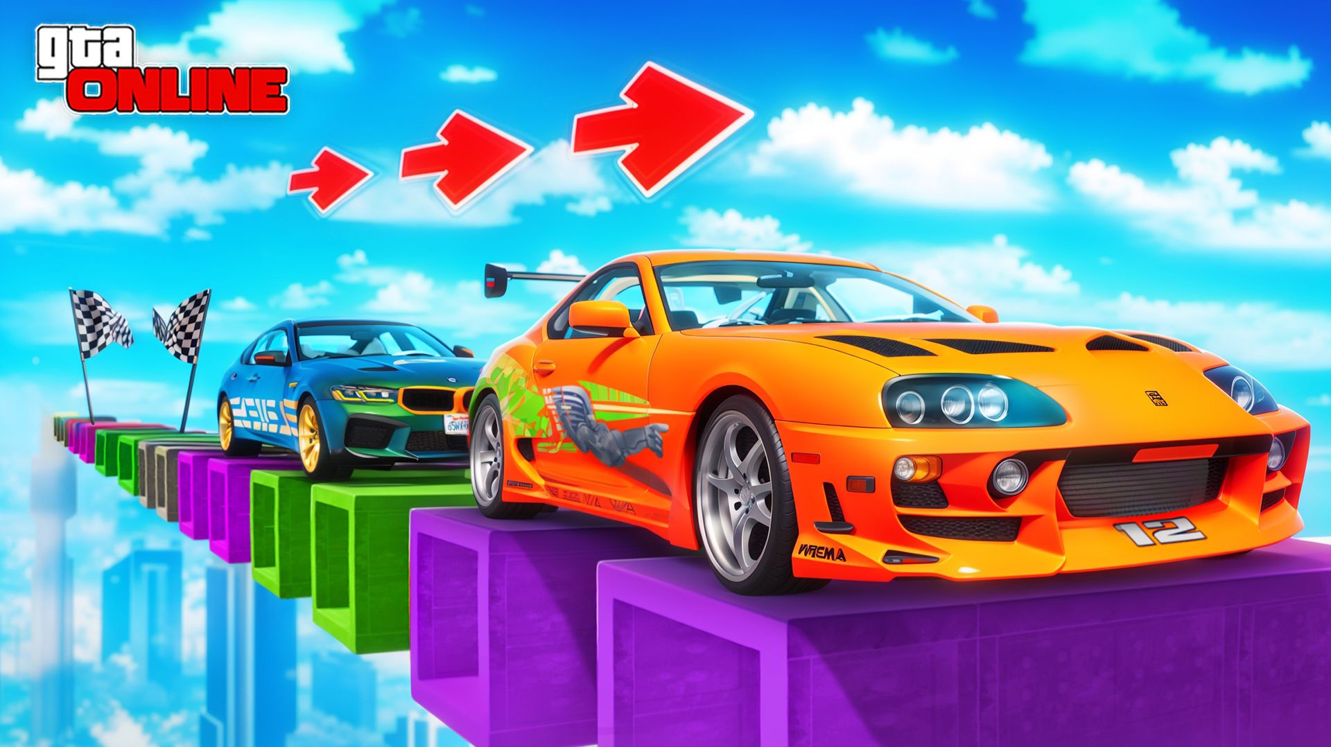 ФОРСАЖ ТАЧКИ ПРОТИВ БЛОГЕРОВ НА СЛОМАННОЙ ДОРОГЕ! КТО ПРОЕДЕТ ДАЛЬШЕ? - ЭКСПЕРИМЕНТЫ ГТА 5