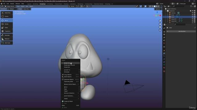 3 - Blender - Goomba Modeling