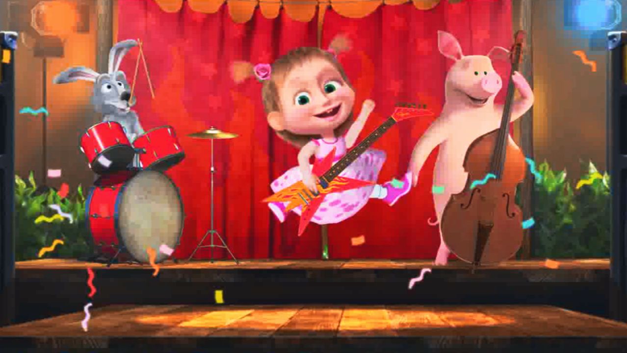 Маша и Медведь | Веселый День в гостях у Маши и Медведя | Мультик Маша и Медведь Смотреть