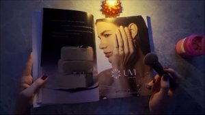 АСМР полистаем журнал ASMR chewing gum