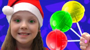 Лиза с папой и их забавная  история / Дед Мороз и сладости / Видео для малышей