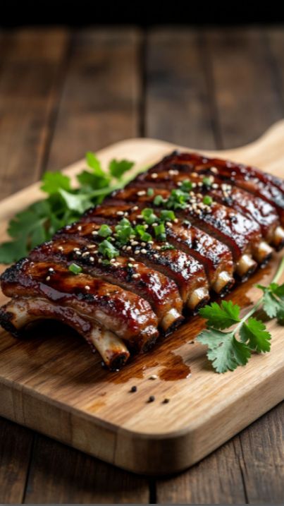 Свиные рёбрышки на мангале