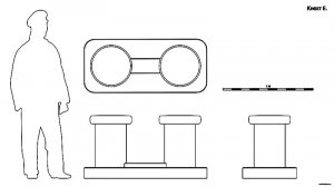 Кнехт E. Чертёж.